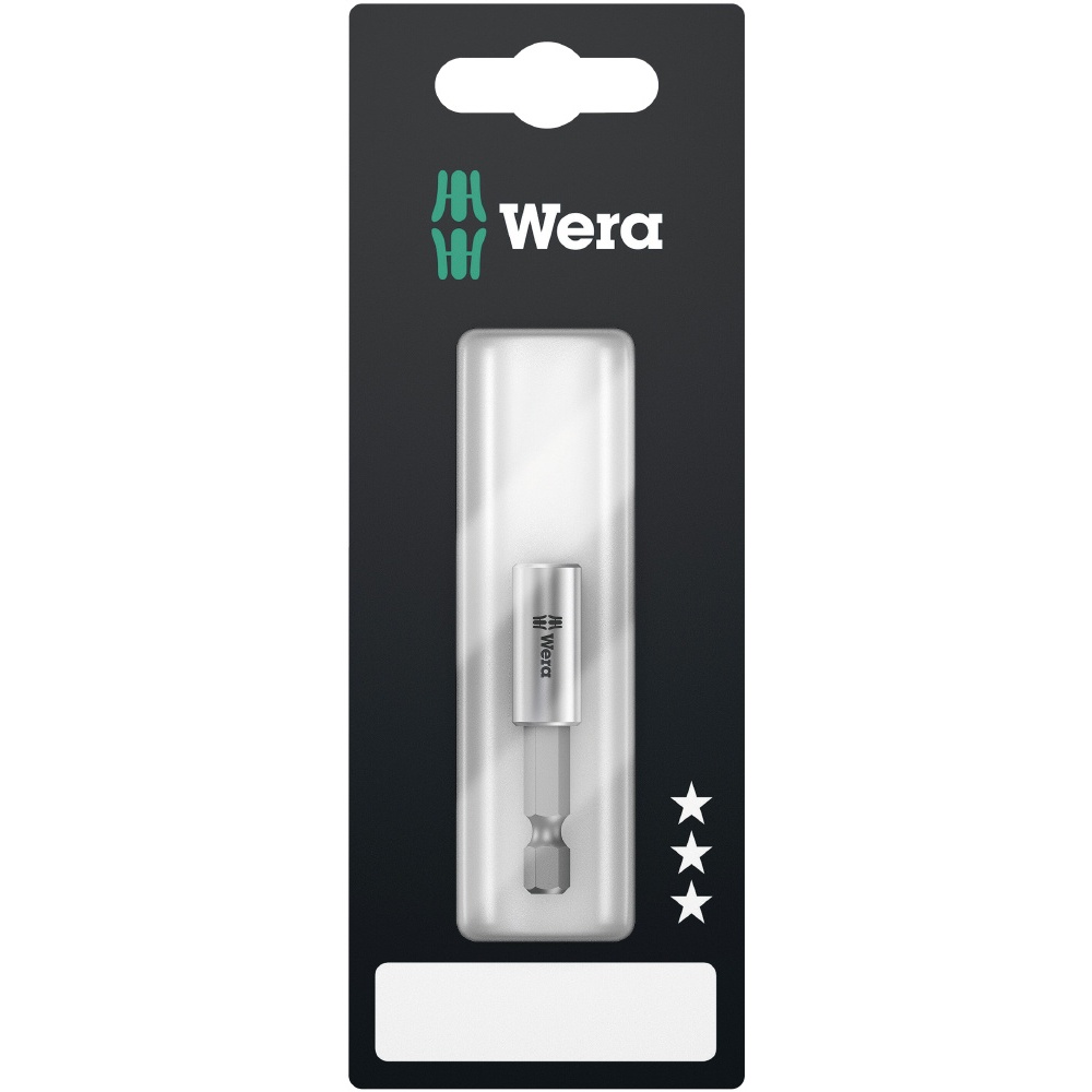 WERA ヴェラ マグネット付 ビットホルダー 差込6.35mm 全長75mm【073357】