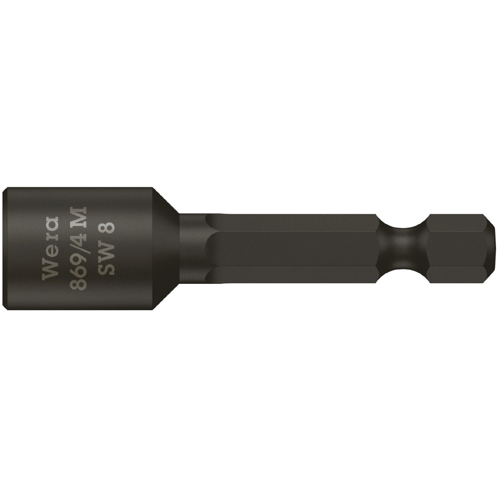 WERA ヴェラ マグネット付 六角ボルト用 ナットセッター 差込6.35mm 刃先サイズ8.0 全長50mm【073503】