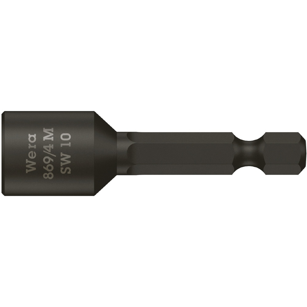 マグネット付 六角ボルト用 ナットセッター 差込6.35mm 刃先サイズ10.0 全長50mm【073505】