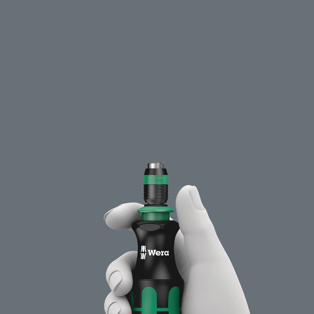 WERA ヴェラ Rapidaptorクイックリリース式 ドライバーハンドル 差込6.35mm 全長133mm 伸縮機能付【073541】
