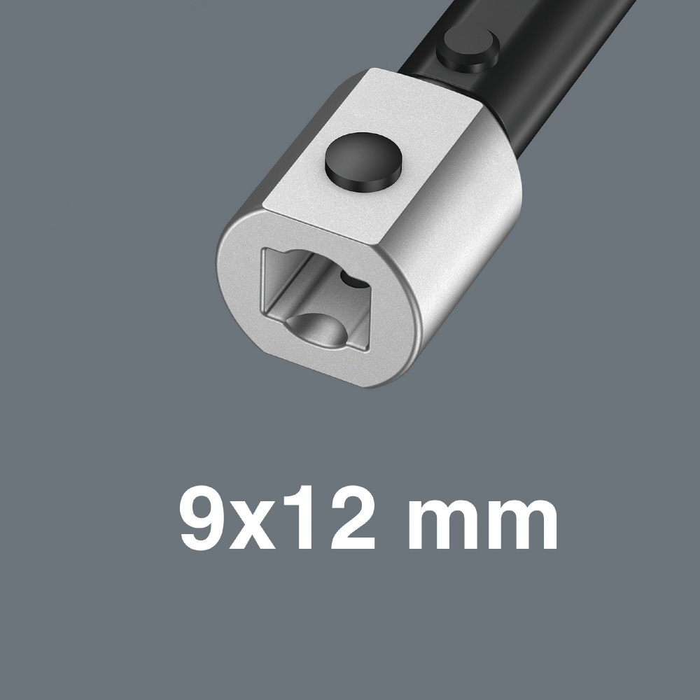 WERA ヴェラ 差込9X12mmジョイント用 オープンリングスパナヘッド レンチサイズ22mm【078658】