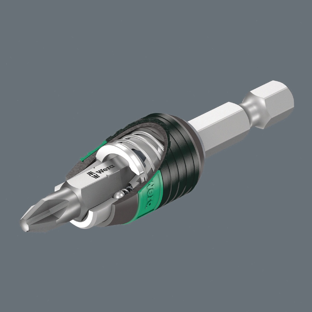 WERA ヴェラ 7点組 差込6.35mm ドリルタップビット/ホルダーセット ケース付【104654】