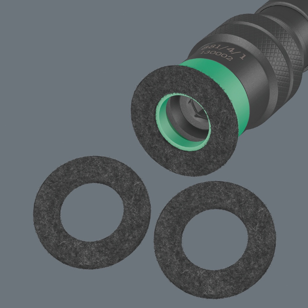 WERA ヴェラ 5個入 ビットホルダー130002用 フェルトリング 27mm【130003】