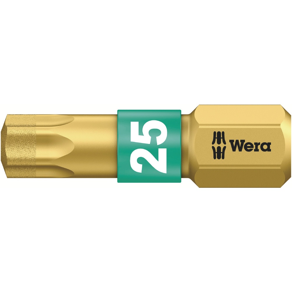 WERA ヴェラ ダイヤモンドコーティング ドライバービット 差込6.35mm 刃先サイズTX25 全長25mm【134377】
