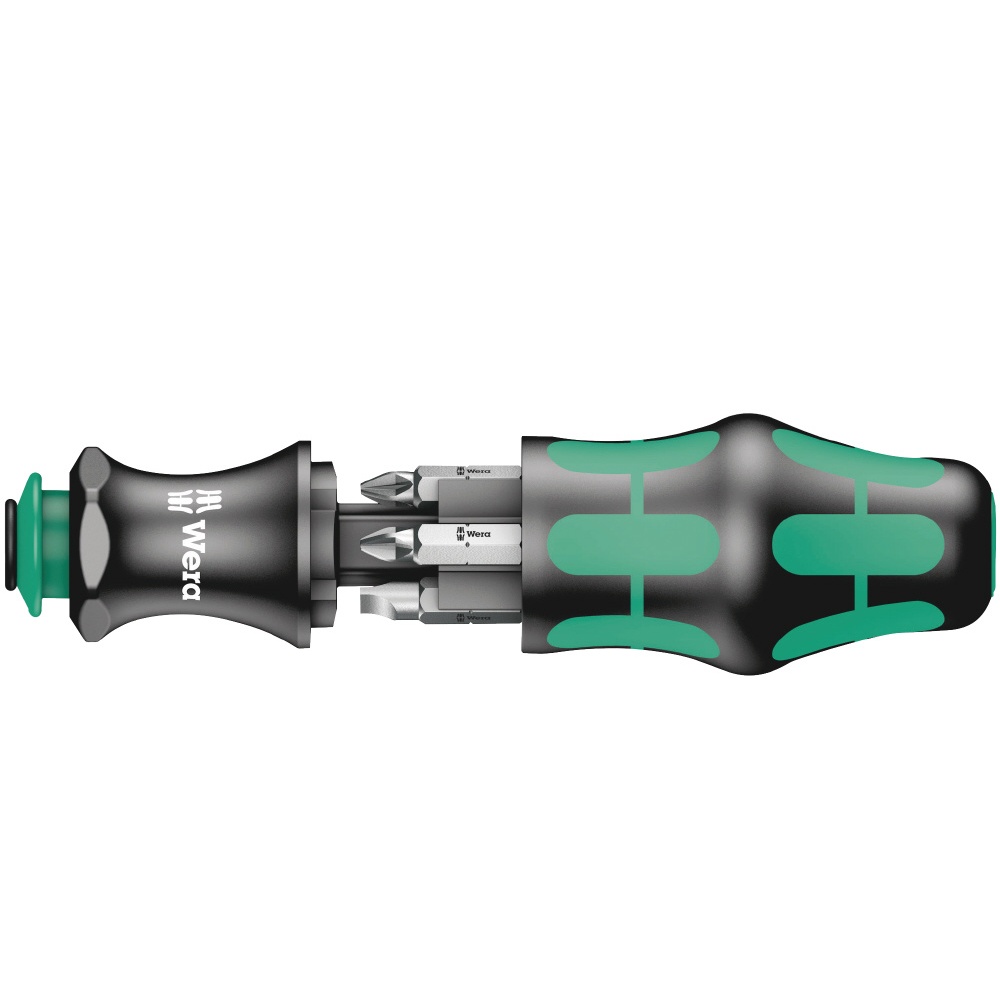 WERA ヴェラ 6点組 ドライバービットセット 差込6.35mm クラフトフォームビットホルダー/収納ポーチ付【134491】