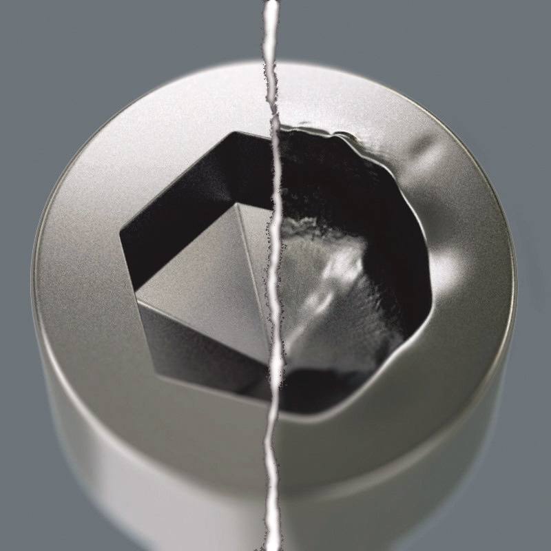 HEX-Plus 六角ソケットネジ用 ヘキサゴンドライバービット インチサイズ 差込6.35mm 刃先サイズ0.05inch 全長25mm【135060】