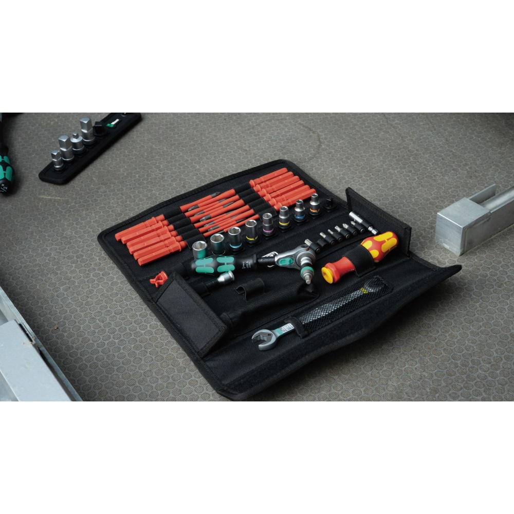 WERA ヴェラ 35点組 機械メンテナンス用 クラフトフォームコンパクト工具セット 収納ケース付【135926】