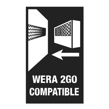 WERA ヴェラ 12本用 Kraftform ハンドル 精密ドライバー向け 収納ポーチ 235x115mm【671385】