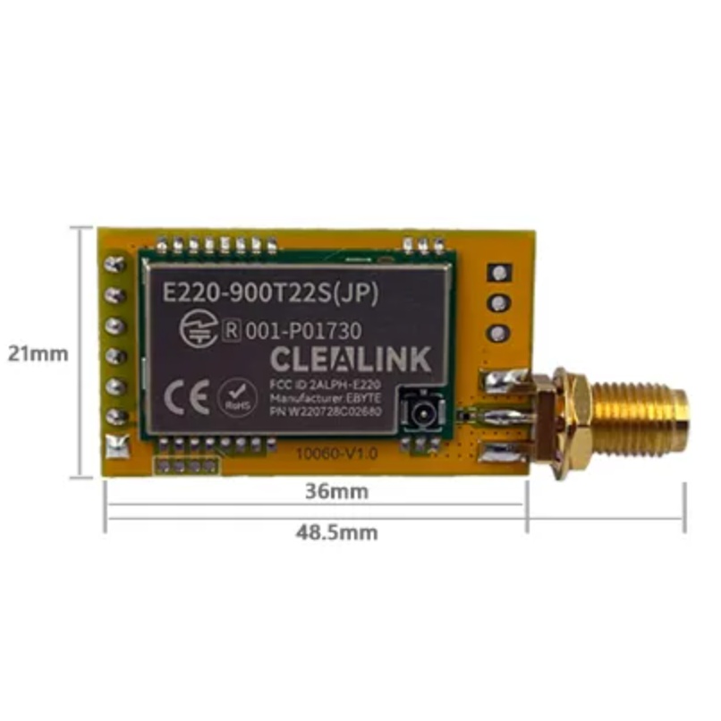 LoRa通信モジュール評価ボード(E220-900T22S搭載)【E220-900T22S(JP)-EV1】