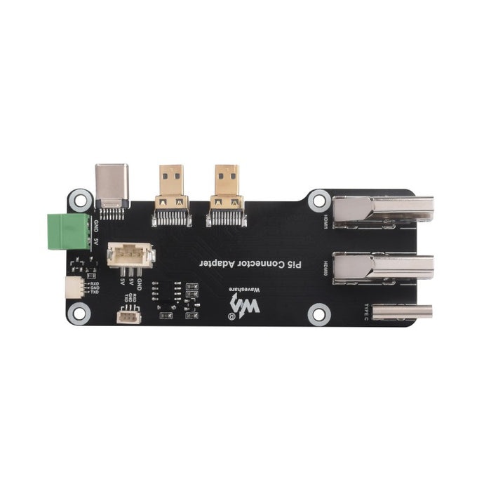 Raspberry Pi 5/4B用HDMI(Micro-標準)アダプタ基板【WAVESHARE-27009】
