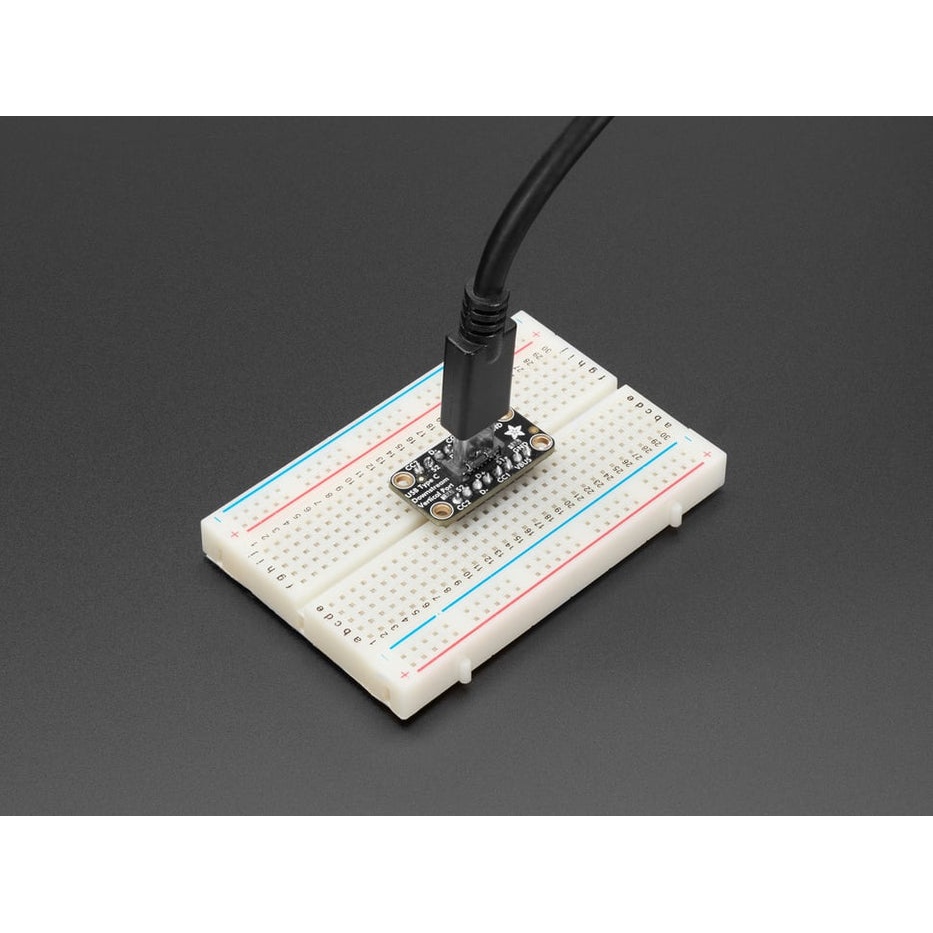 Adafruit USB Type-Cピッチ変換基板(垂直タイプ)【ADA-5993】