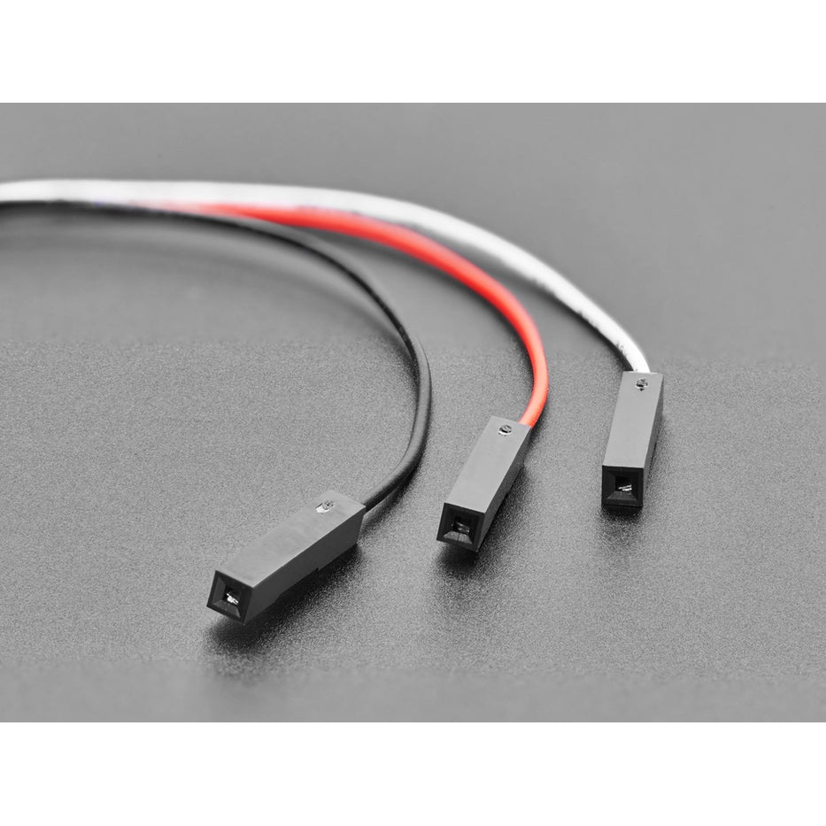 JST SH型 3ピンコネクタ付きジャンパケーブル(メス)100 mm【ADA-5765】