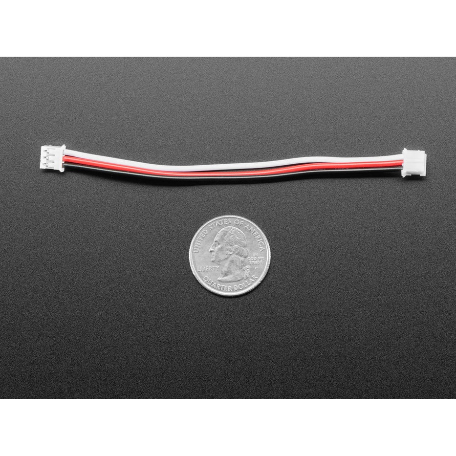 JST-PH 3ピンコネクタ付きケーブル 100 mm【ADA-4336】
