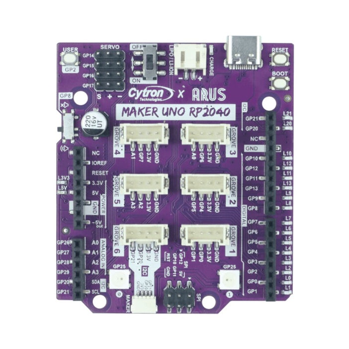 Maker Uno RP2040【CYTRON-MAKER-UNO-RP2040】
