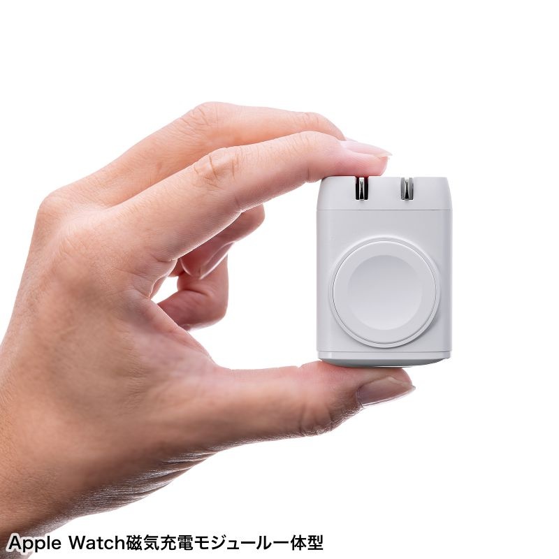 USB PD対応AC充電器(PD30W・Apple Watch充電)【ACA-PD101】