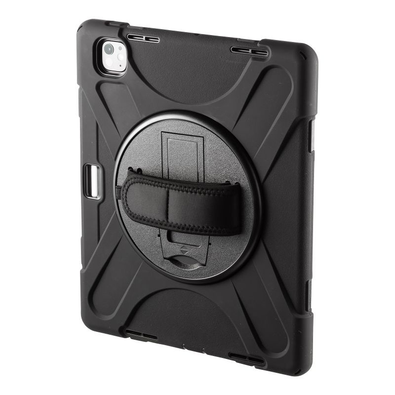 iPad Pro 13インチ(M4/2024)用耐衝撃ケース【PDA-IPAD2017BK2】