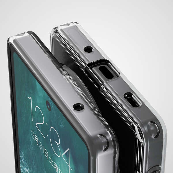 AQUOS R9 pro ハイブリッドケース【PM-S245HVCKCR】