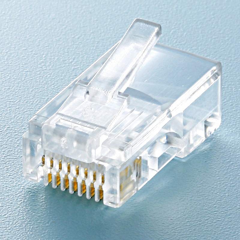 RJ-45コネクタ(より線用・100個入り)【ADT-RJ45-100】
