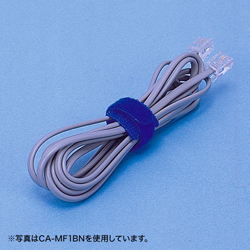 ケーブルタイ(面ファスナー・ブルー・4本入り)【CA-MF3BN】
