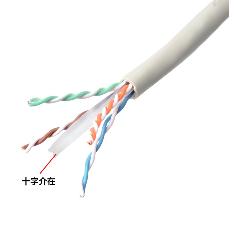 カテゴリ6UTP単線ケーブルのみ(100m・ライトグレー)【KB-T6L-CB100N】
