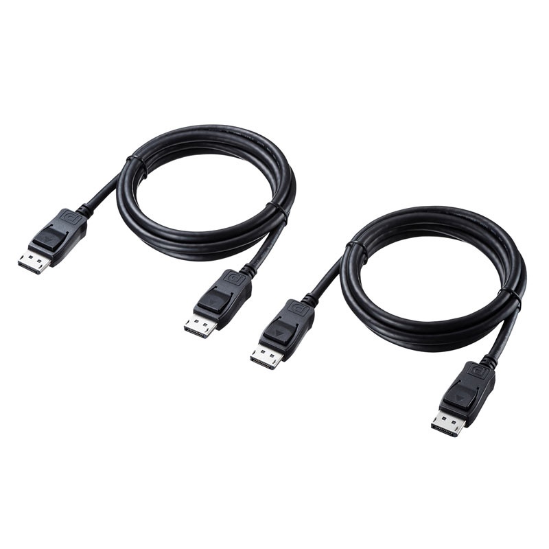 DisplayPort対応パソコン自動切替器(2:1)【SW-KVM2HDPU】