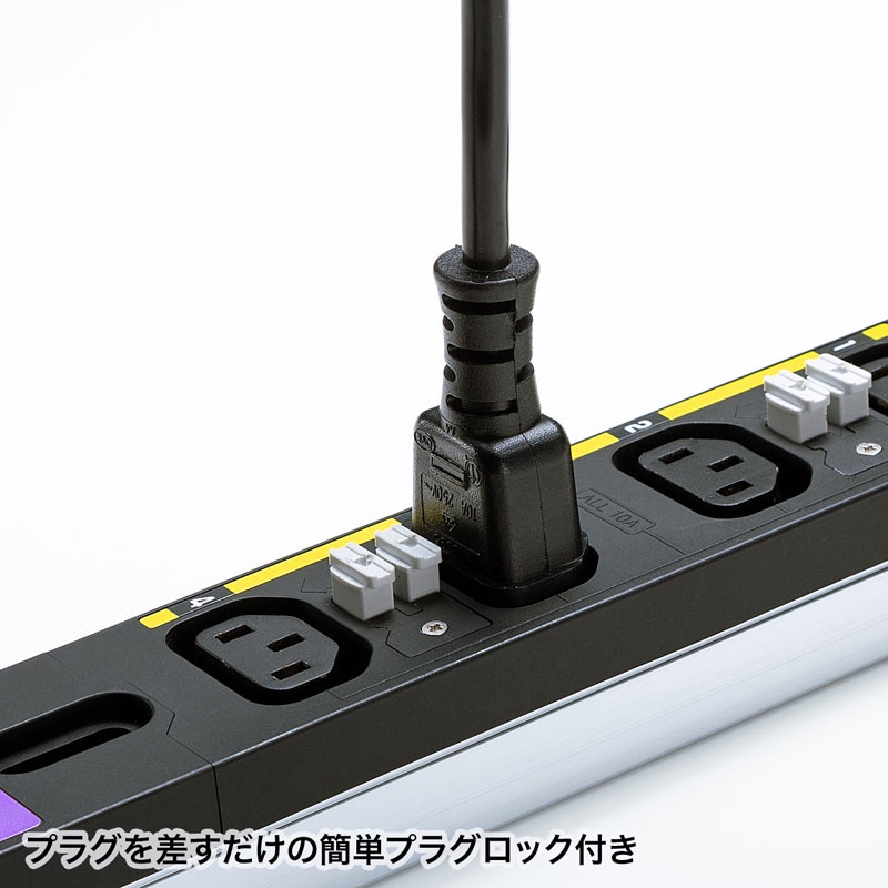 19インチサーバーラック用コンセント 200V(30A)【TAP-SV23012C19LKN】