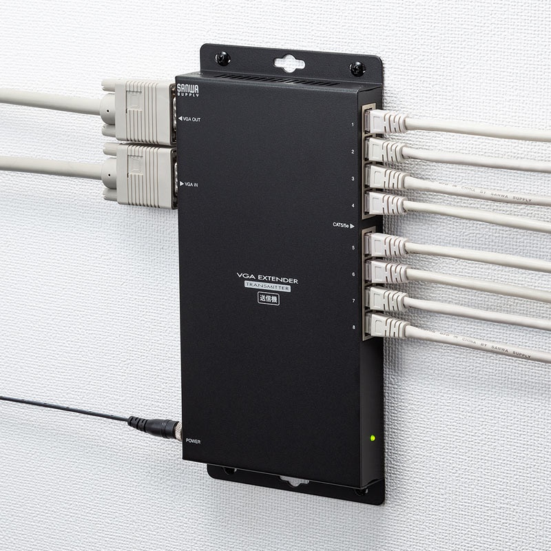 ディスプレイエクステンダー(送信機)(8分配)【VGA-EXL8N】