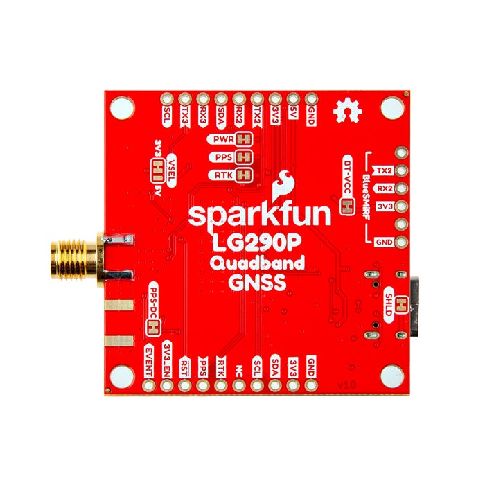 Qwiic - LG290P搭載クアッドバンド GNSS RTK基板【SFE-GPS-26620】