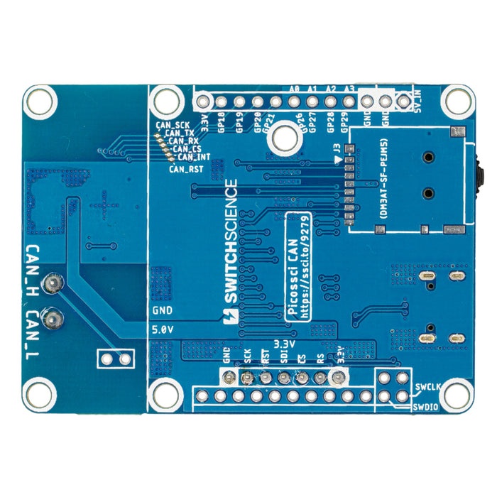 Picossci MCP25625T搭載 CANドライバーボード(RP2040搭載)【SSCI-092791】