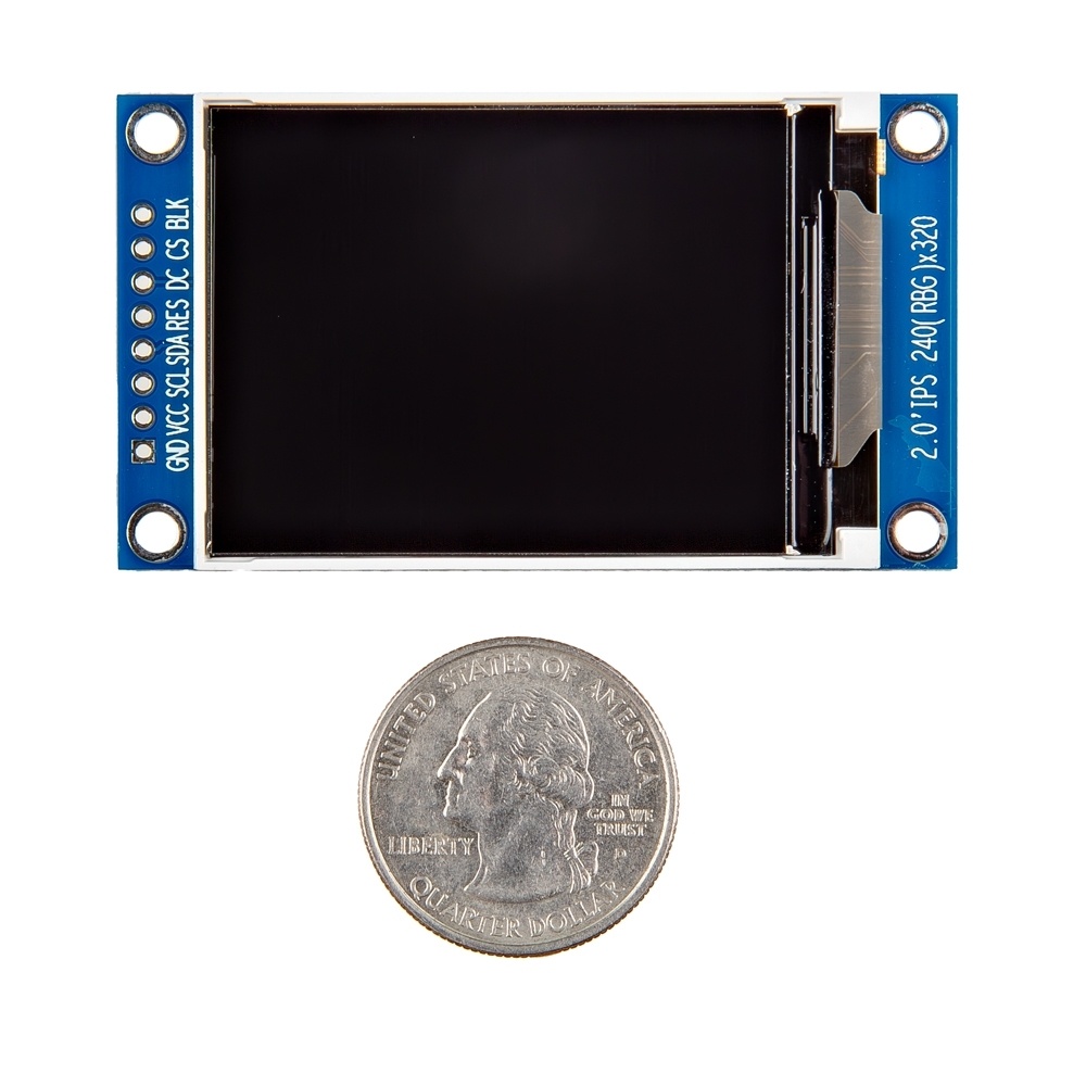 TFT LCD Display Module Screen - 2.0in./240×320(SPI Interface)【LCD-27501】