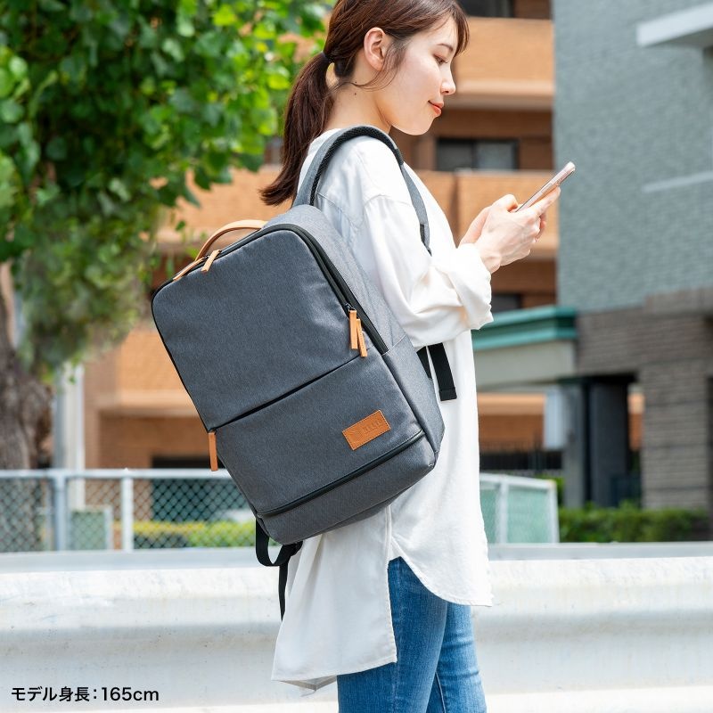 カジュアルPCバックパック【BAG-BP17LGY】