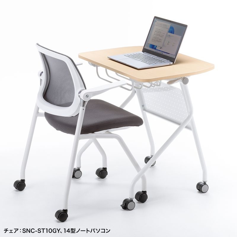 フォールディングデスク(W730xD500)【FLD-7350BR】