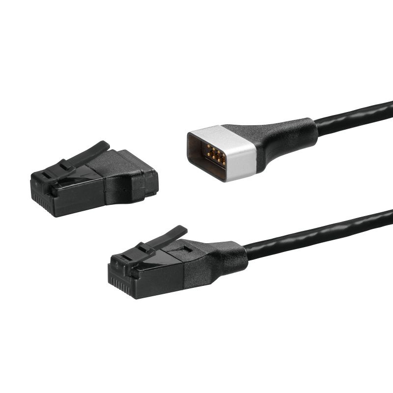 ブレイクアウェイCAT6A LANケーブル（マグネット、スリム）【KB-SL6ABA-10BK】