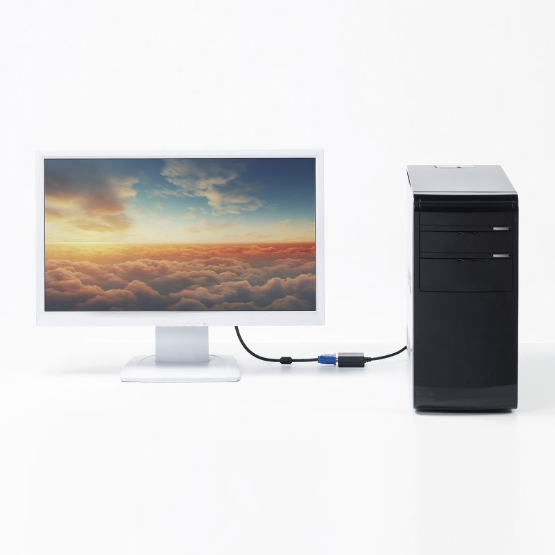 DisplayPort-VGA変換アダプタ【AD-DPV06】