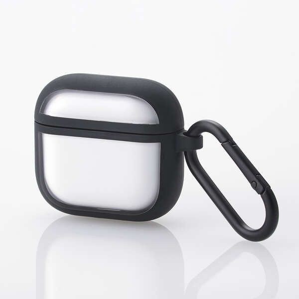 AirPods (第4世代)用 TOUGH SLIM LITE ケース フレームカラー【AVA-AP06TSLFCBK】
