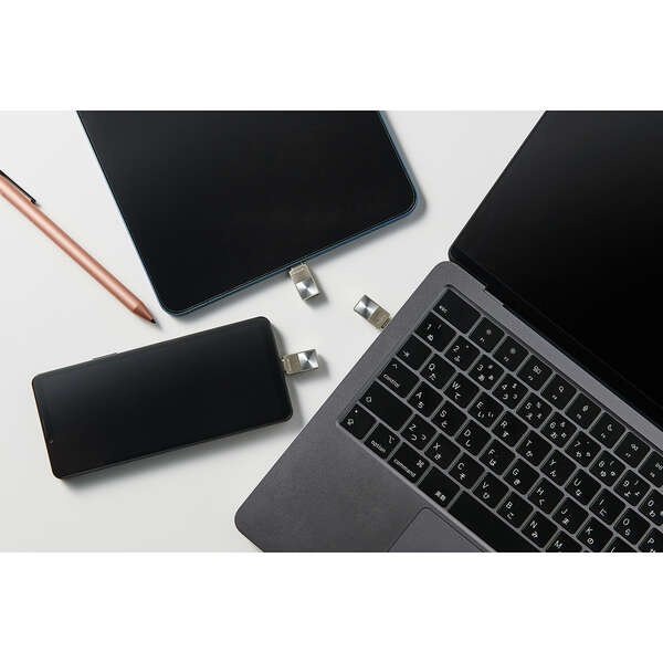 スマホ向け USB 5Gbps Type-Cメモリ【MF-SPU3032GSV】