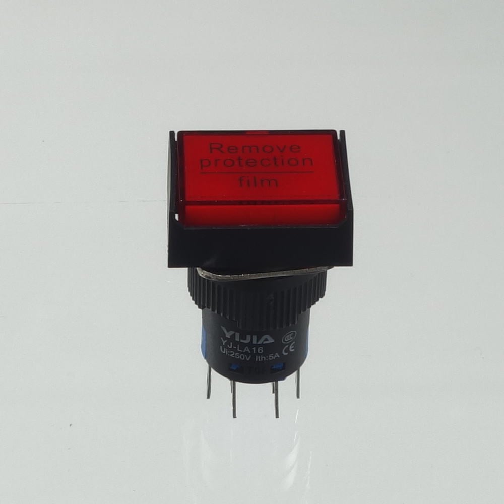 φ16LED照光式押しボタンスイッチ(赤・12V)