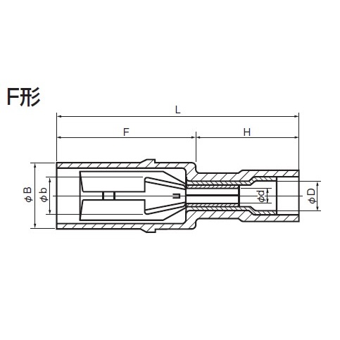差込形ピン端子 ホームセンターパック【HC-PC-4009-F-RCL】