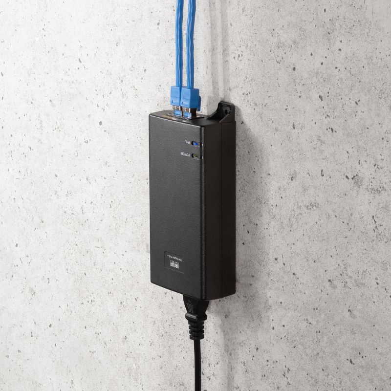 PoEインジェクター(電源内蔵・IEEE802.3bt(75W)対応)【LAN-GIHINJ6】