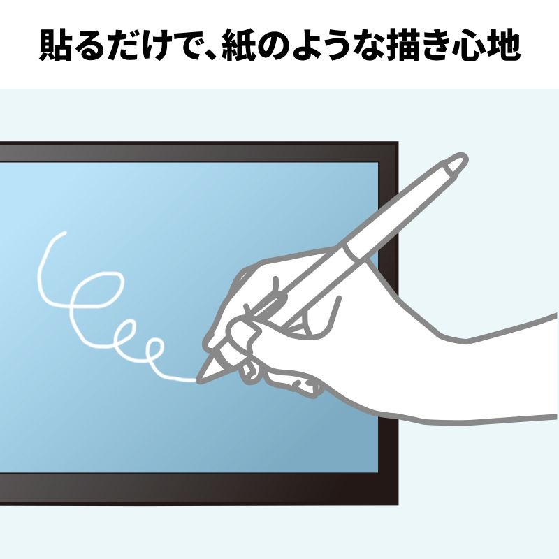 iPad mini A17 Pro対応保護フィルム(紙のような質感・反射防止)【LCD-IPM21P】