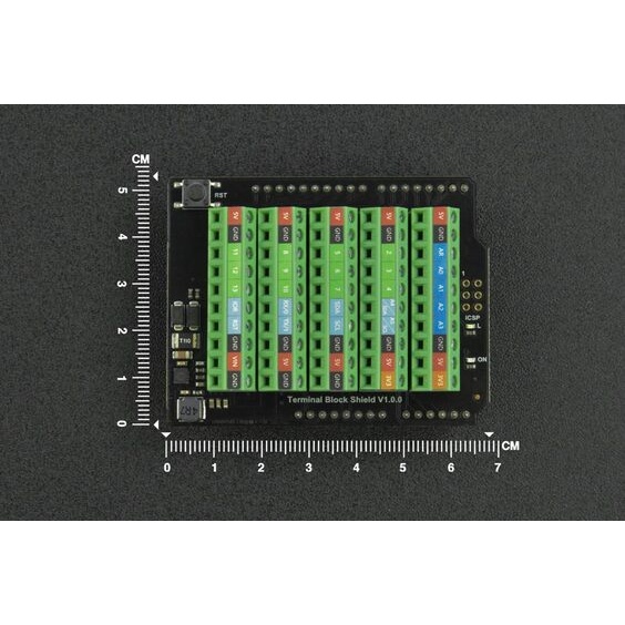 Arduino Uno用ターミナルブロックシールド【DFROBOT-DFR0920】