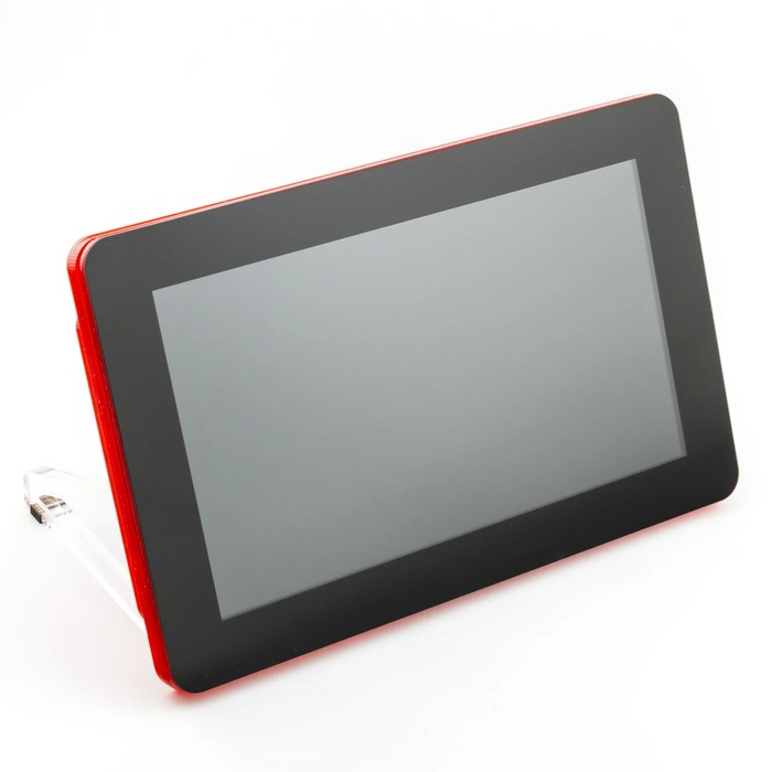 Raspberry Pi Touch Display 2用Pibow Frame(赤)【PIMORONI-PIM756】