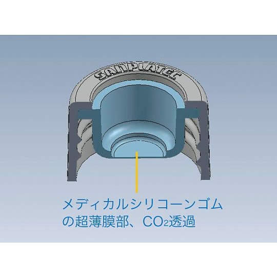 iP-TECフラスコ-25 ベントキャップ付 50個(1袋5個入×10)28642【28642】