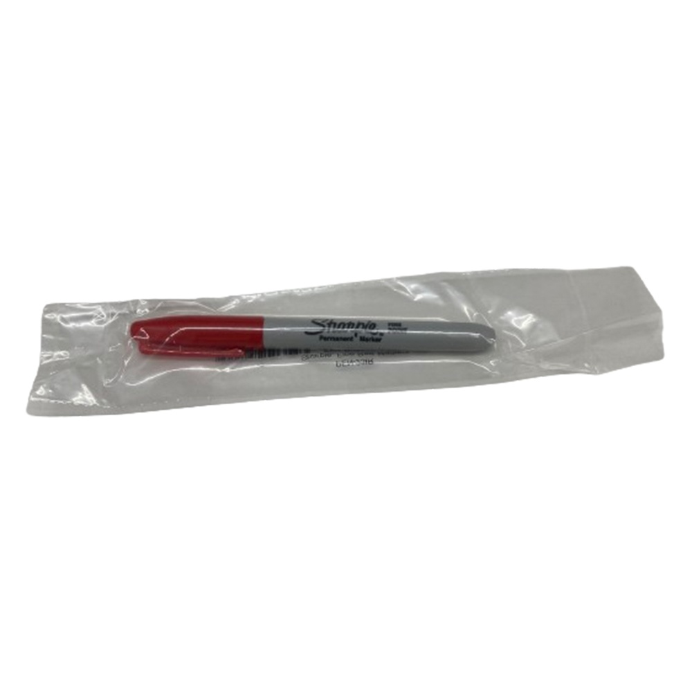 Sharpie滅菌ラボマーカー 赤 キャップ式 4本入 PEN-23IR【PEN-23IR】