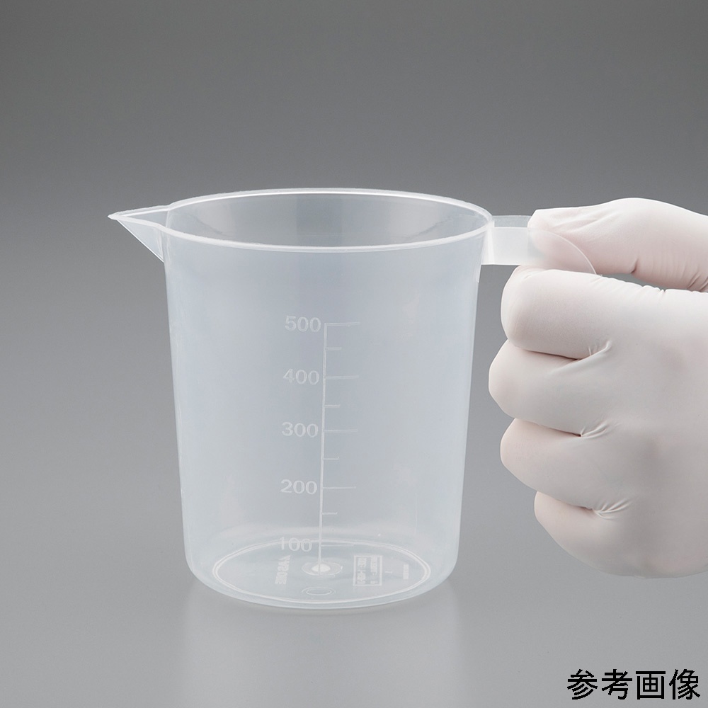 ディスポPP手付きカップ 1000mL【4-6540-03】