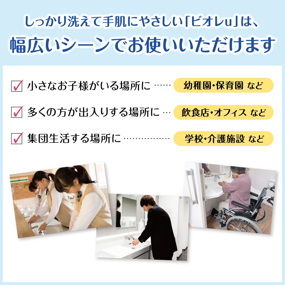 ビオレu泡ハンドソープ 業務用 ポンプ 250mL【7-6084-04】