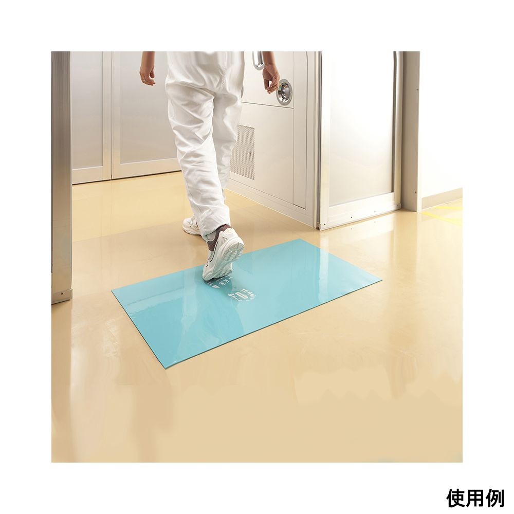 エコクリーン粘着マット ステップマット 900×600mm 厚み3mm SM01-11001【SM01-11001】