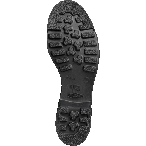 静電ゴム底安全靴 半長靴 V2400N静電 26.0cm【V2400NS-26】