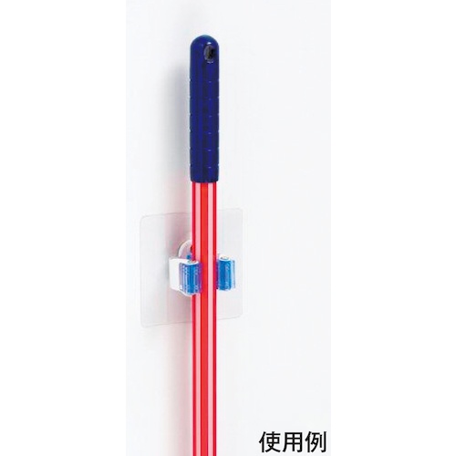 緑十字 ペタキャッチ(モップ用ホルダー) 吸盤-B 適合径22～35mmΦ 耐荷重2kg【309041】