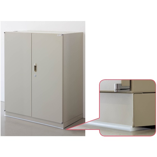 緑十字 家具転倒防止板 KEQ-60 46×605mm エラストマー樹脂【344001】